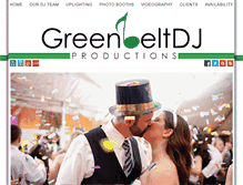 Tablet Screenshot of greenbeltdj.com